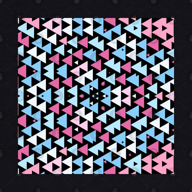 Kaleidoscope Pastel Arrow Pattern by Peaceful Space AS